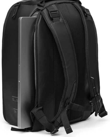 Db Journey Ramverk Backpack - Durable Travel Backpack with Laptop Compartment & Pockets for Work, Luggage with Roller Bag Hook Up System, 21L - Oatmilk