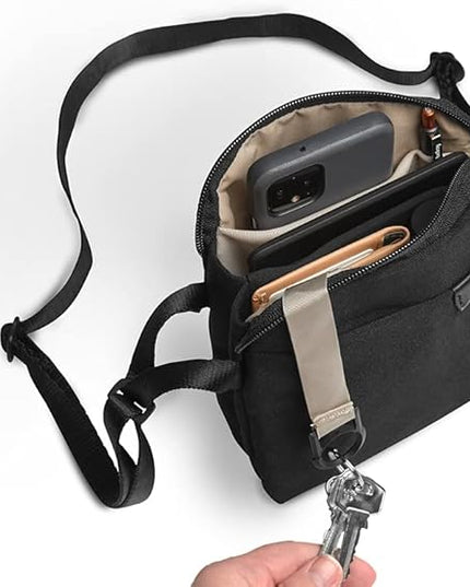 Bellroy City Pouch (cross-body bag, e-reader or small tablet, wallet, sunglasses, phone) - MelbourneBlack
