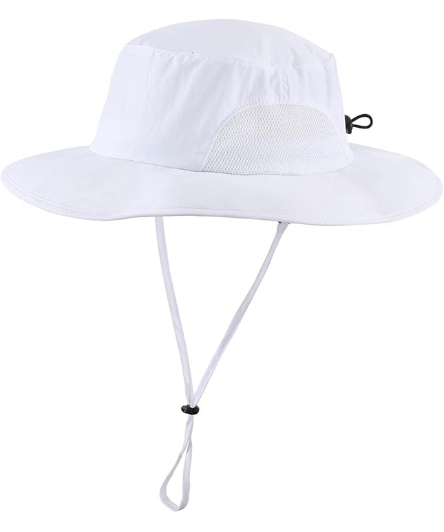 Home Prefer UPF50+ Mens Sun Hat Wide Brim Fishing Hat for Men UV Protection Womens Beach Bucket Hat for Golf Hiking Gardening