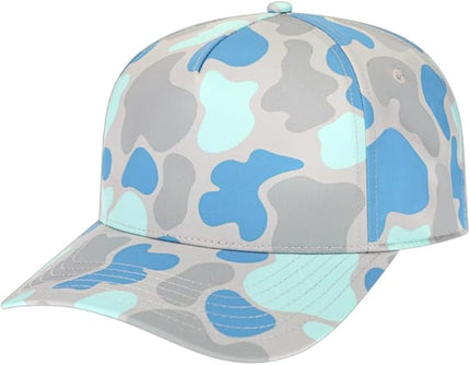 The Hat Pros Cap America i2026 Mid Profile 5-Panel Daybreak Camo Cap w/Quick-Dry Sweatband & Adjustable Snapback