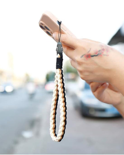 2 PCS Universal Cell Phone Wrist Strap, Handmade Phone Case Wrist Lanyard, Phone Charms Strap for Women Girls(4)