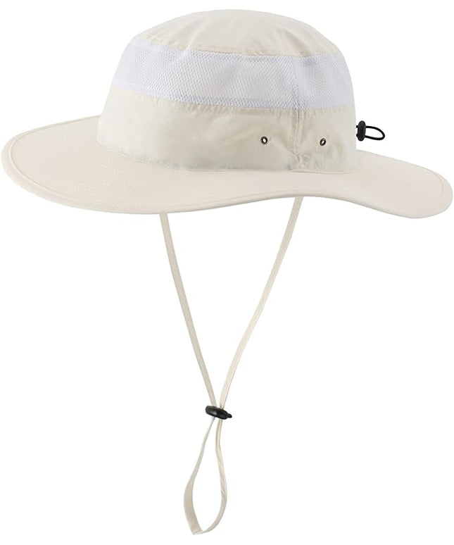 Home Prefer UPF 50+ Men's Sun Hat Wide Brim Bucket Hat UV Protection Hat for Mens Womens Beach Safari Gardening Golf Fishing