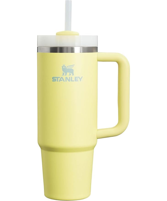 STANLEY Quencher H2.0 Tumbler with Handle and Straw 30 oz | Flowstate 3-Position Lid | Cup Holder Compatible for Travel | Insulated Stainless Steel Cup | BPA-Free | Pomelo