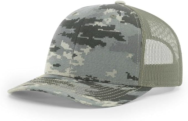 Richardson 112 Classic Six-Panel Adjustable Snapback Trucker Cap | Bulk Packs Available