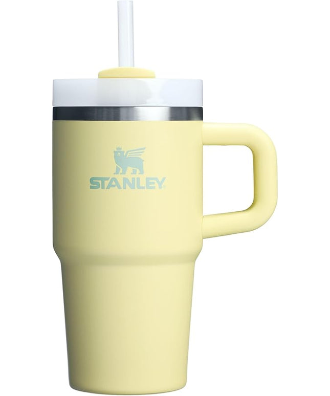 STANLEY Quencher H2.0 Tumbler with Handle and Straw 20 oz | Flowstate 3-Position Lid | Cup Holder Compatible for Travel | Insulated Stainless Steel Cup | BPA-Free | Pomelo