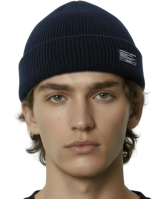 UNDERCONTROL Winter Trawler Fisherman Beanie Men Women Unisex Stylish Plain Docker Skull Hat Roll up Watch Cap Color Pack