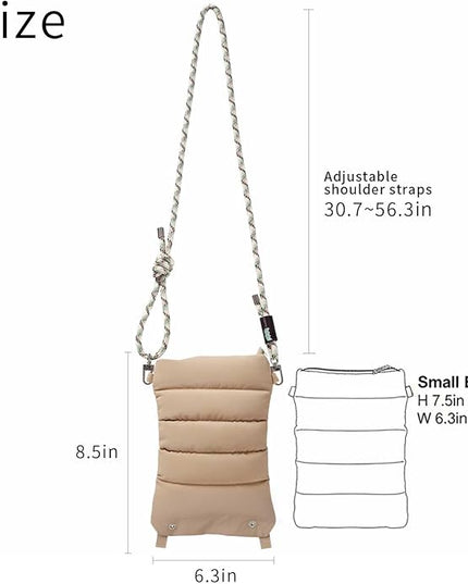 ACUARIO Crossbody Bag for Women, Tote Bag Purse for Work, Travel, Gym – Small Shoulder Bag, Stylish Women’s Tote Handbag