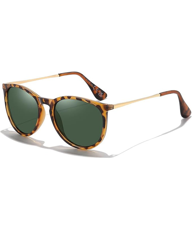 CHBP Polarized Sunglasses for Women Men - Trendy 2025 Vintage Classic Retro Round Mirrored Lens Designer Style