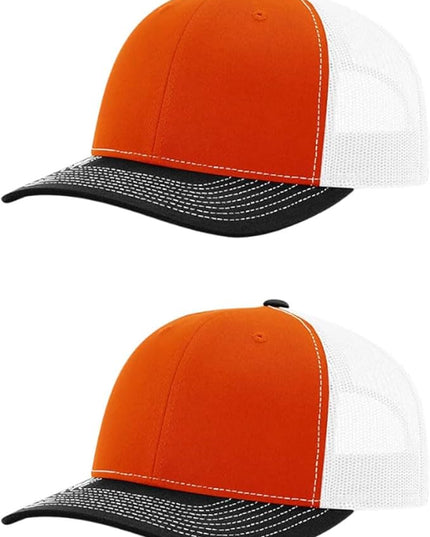 Richardson 112 Classic Six-Panel Adjustable Snapback Trucker Cap | Bulk Packs Available