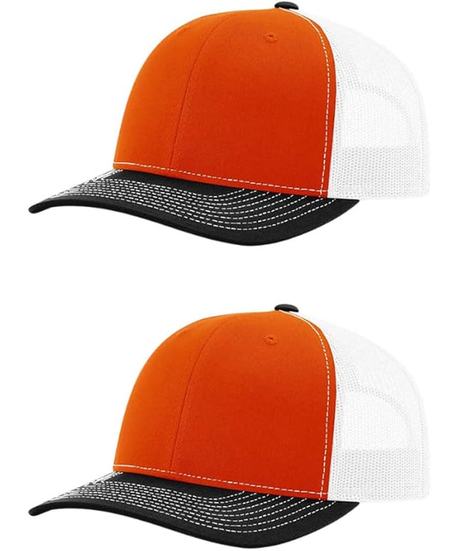 Richardson 112 Classic Six-Panel Adjustable Snapback Trucker Cap | Bulk Packs Available