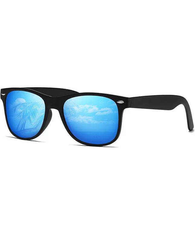 DEMIKOS Sunglasses Men Polarized Sunglasses for Mens Womens Retro Mirror Lens for Driving Fishing UV Protection