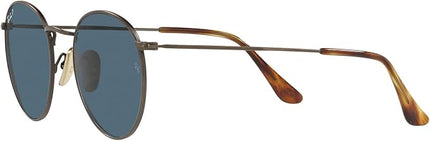 Ray-Ban Unisex Rb8247 Round Titanium Round Sunglasses