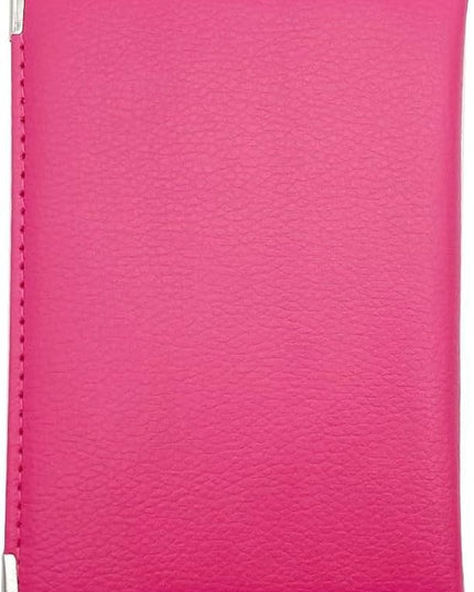 Missmore PU Leather Passport Cover with Gold USA Logo Printed for Travel (Rose Red)