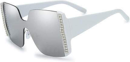 The Fresh Women's Oversized Square Jackie O Cat Eye Hybrid Butterfly Fashion Sunglasses - Exquisite Packaging