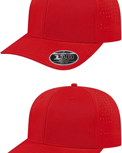 Cap America i8533 Flexfit 110 Perforated Performance Snapback Mid Profile 6-Panel Cap w/UV Guard & Adjustable Snapback