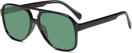 YDAOWKN Retro Aviator Sunglasses for Women Mens Large Frame Classic Vintage 70s Sun Glasses Aviators