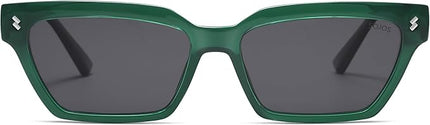 SOJOS Trendy Polarized Sunglasses Womens Men Retro Vintage 90s Cute Cat Eye Narrow Sun Glasses SJ2381