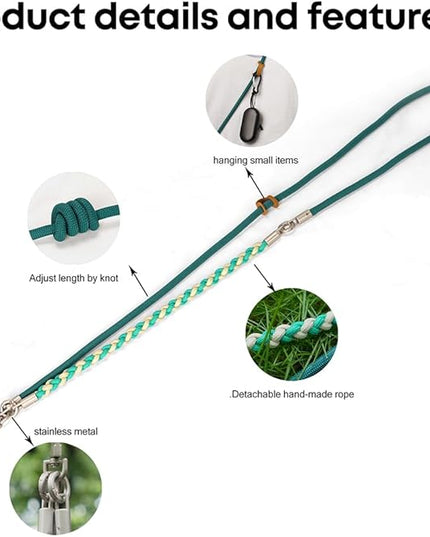 Besnfoto Phone Lanyard Crossbody Phone Strap 3-IN-1 Neck and Wrist strap for Cell Phone 360°Universal Metal Buckles and Tabs