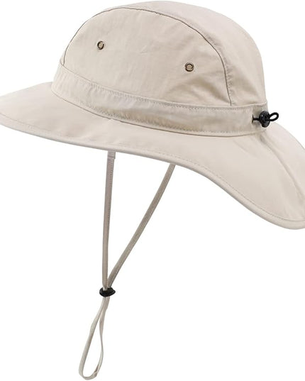 Home Prefer Summer UPF 50+ Men's Bucket Sun Hat Wide Brim Fishing Hat Safari Hat