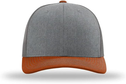 Richardson 112 Classic Six-Panel Adjustable Snapback Trucker Cap | Bulk Packs Available