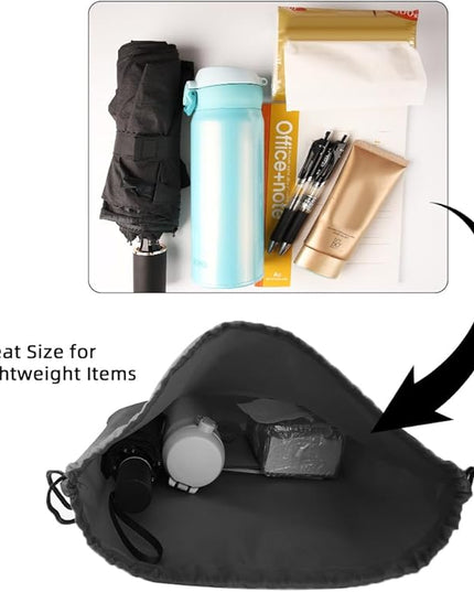 GoodtoU Drawstring Bags, Drawstring Backpacks Bulk Nylon Backpack Draw String Back Bag Cinch Sack Drawstring Gym Bag String Backpack for Sport, Traveling, Team (40Pcs, Grey)