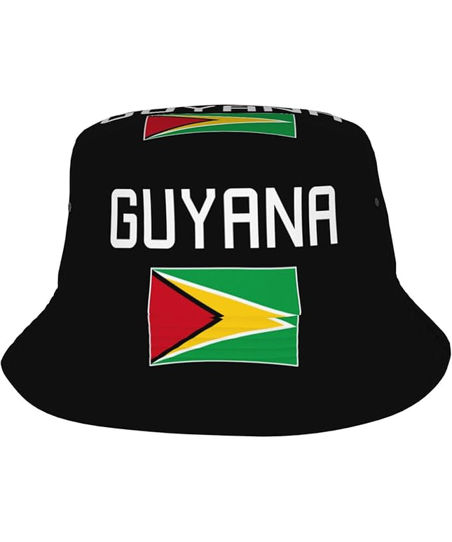 Funny Flag Bucket Hat for Men Women, Fisherman Hats Packable Fashion Sun Cap for Travel Outdoor Beach Boys Girls