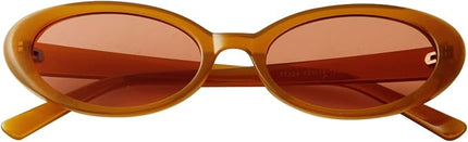 90s Sunglasses for Women Men Retro Small Oval Sunglasses