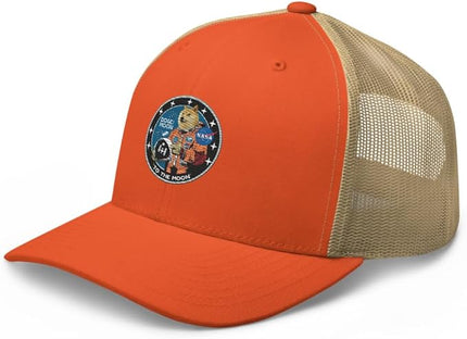 Doge/Moon NASA Logo Trucker Cap