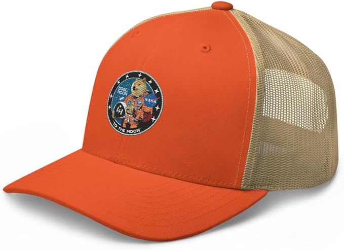 Doge/Moon NASA Logo Trucker Cap