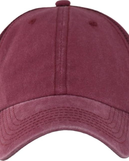 Comfy Vintage Trucker Baseball Hat- M/L/XL/XXL Women Men Unstructured Washed Dad Cap | Snapback | Soft Crown | Soft Mesh