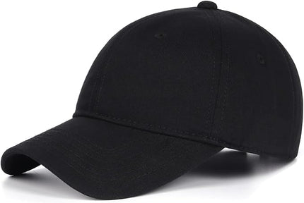 Zylioo XL XXL Oversize Baseball Cap, 100% Cotton Adjustable Dad Hat for Big Heads 23.5"-25.5", Soft Crown Large Size Cap