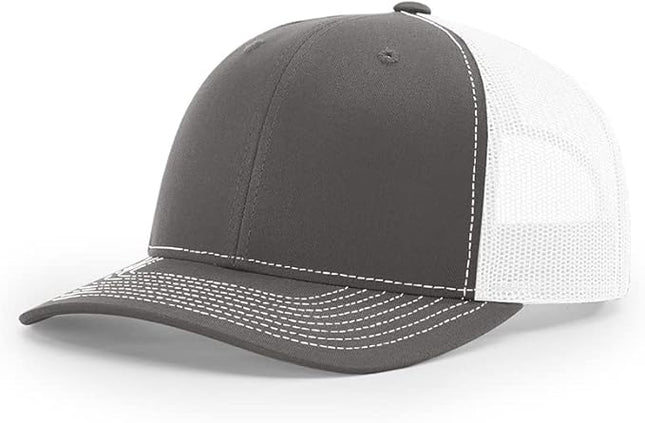 Richardson 112 Classic Six-Panel Adjustable Snapback Trucker Cap | Bulk Packs Available