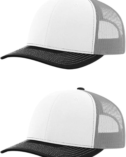 Richardson 112 Classic Six-Panel Adjustable Snapback Trucker Cap | Bulk Packs Available