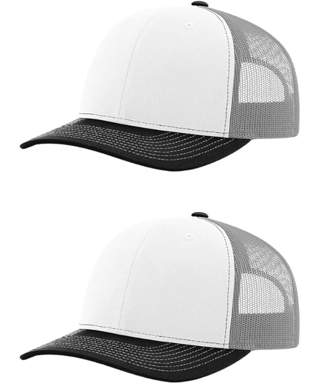 Richardson 112 Classic Six-Panel Adjustable Snapback Trucker Cap | Bulk Packs Available