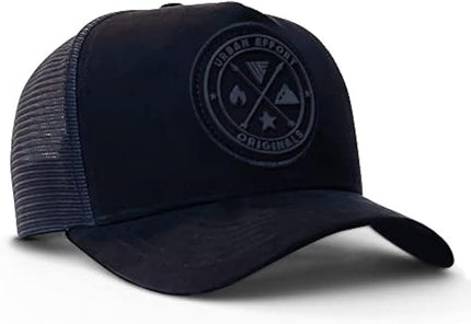 Urban Effort Mesh Back Cap - for Men and Women Baseball Hat 5-Panel Trucker Hat - Great Snapback Closure for Hunting & Hiking