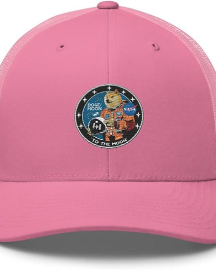 Doge/Moon NASA Logo Trucker Cap