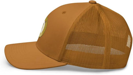 Dogecoin Crypto Embroidered Logo Trucker Cap