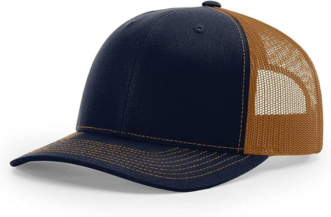 Richardson 112 Classic Six-Panel Adjustable Snapback Trucker Cap | Bulk Packs Available