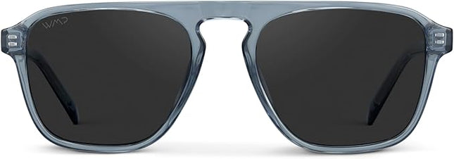 WearMe Pro Polarized Modern Aviator One-Bridge Square Mens Sunglasses