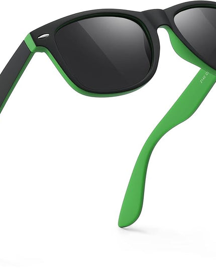 FEIDUSUN Sunglasses Men Polarized Sunglasses for Mens and Womens,Black Retro Sun Glasses Driving Fishing UV Protection
