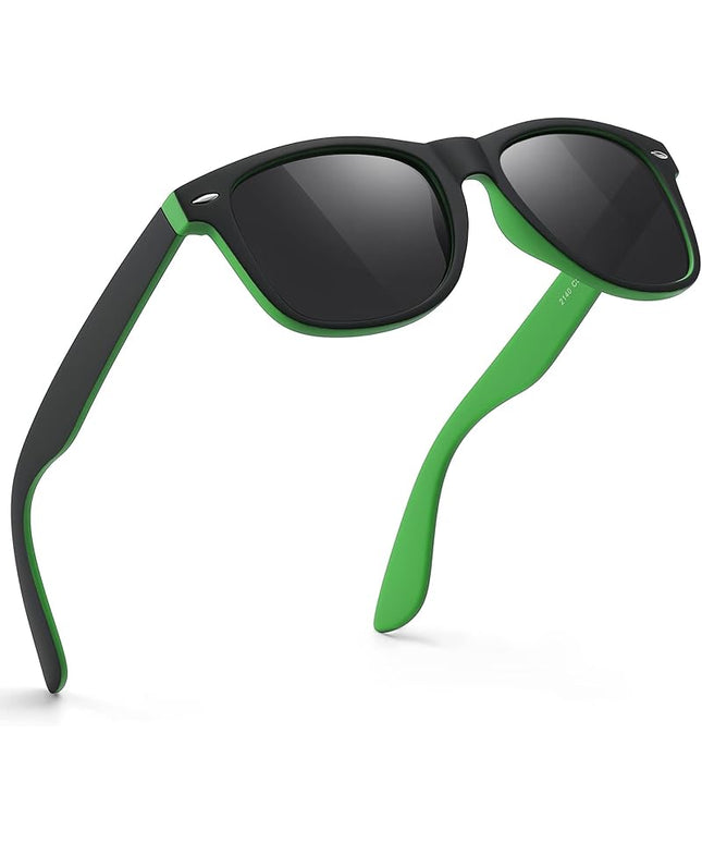 FEIDUSUN Sunglasses Men Polarized Sunglasses for Mens and Womens,Black Retro Sun Glasses Driving Fishing UV Protection