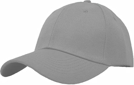 Glory Max Plain Baseball Cap Hook & Loop Strap Adjustable Solid Blank Curved Visor Hat