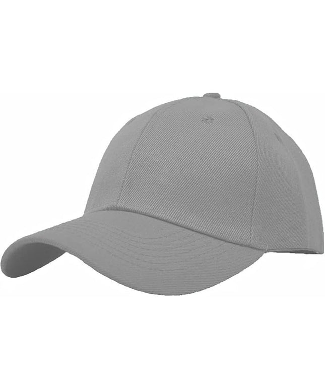 Glory Max Plain Baseball Cap Hook & Loop Strap Adjustable Solid Blank Curved Visor Hat
