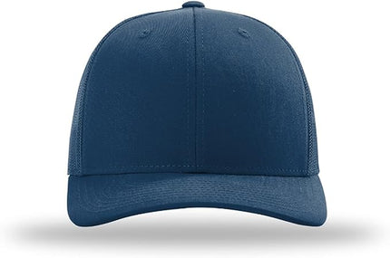 Richardson 112 Trucker Hat - Premium Adjustable Snapback Hat - Structured Six Panel Richardson Blank Caps