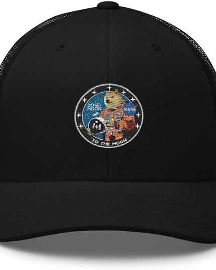 Doge/Moon NASA Logo Trucker Cap