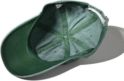 Classic Vintage Distressed Baseball Cap, Washed Cotton, Adjustable Fit