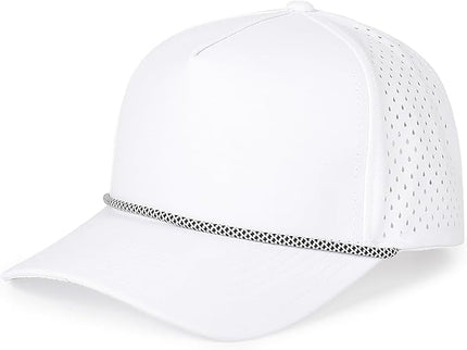 Quick Dry Baseball Cap Snapback Hats Mesh Trucker Hat for Men Women Water-Resistant Outdoor Golf Hat Ball Cap