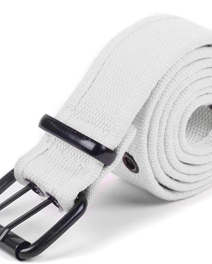 Boxed Gifts Parquet Casual Canvas Belt - Double Hole, Double Grommets for Men & Women