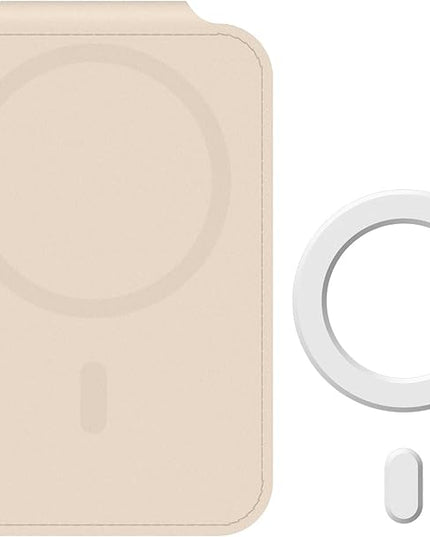 DCHK Magnetic Card Wallet, Slim Card Holder with 3 Slots, Holds up to 6 Cards, Strong Adhesion Ring Included, Compatible with Magsafe iPhone 12/13/14/15/16 (Not for Mini Models)