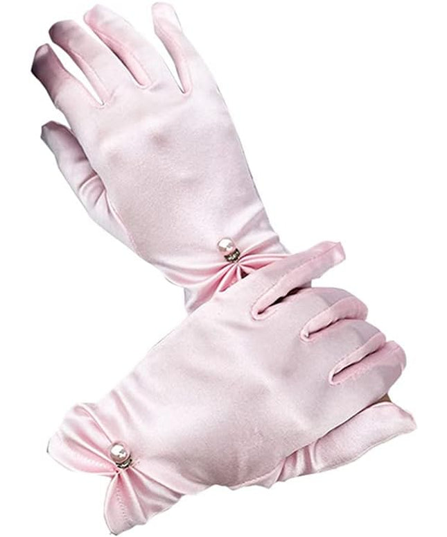 Satin Wedding Dress for Women Opera Party 1920s Gloves Wrist Length Gloves